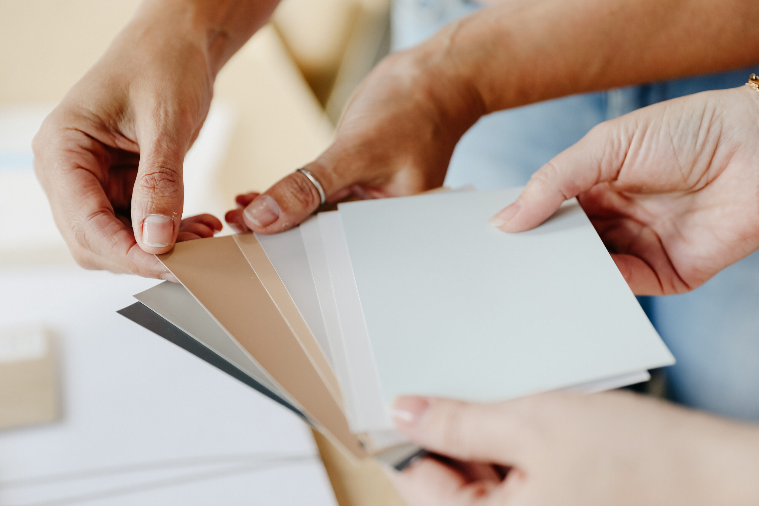 Kleurstalen - kleurenpallet