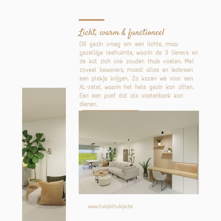INTERIEURONTWERP WILLEBROEK SCANDINAVISCH LICHT NATUREL GROEN NATUURLIJKE MATERIALEN