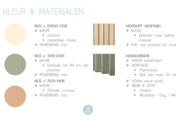 2026 KLEUR MATERIALENPLAN