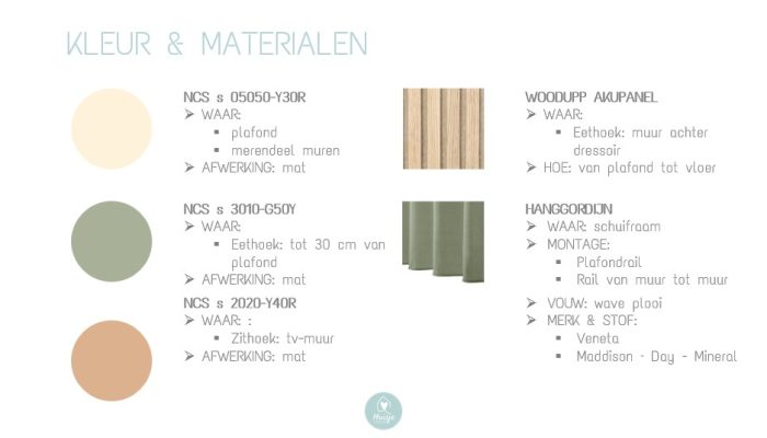 2026 KLEUR MATERIALENPLAN
