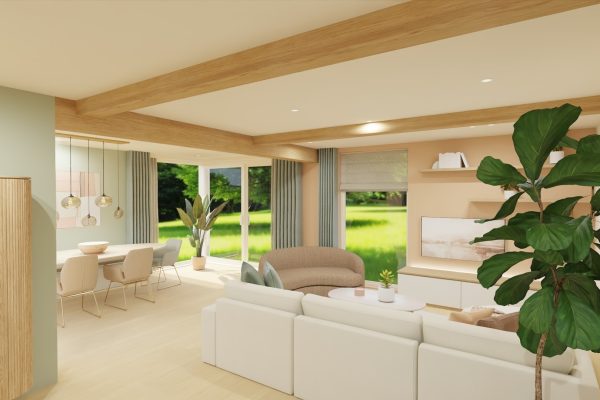 3D - interieurontwerp - fotorealistisch - Huisjethuisje Interieuradvies