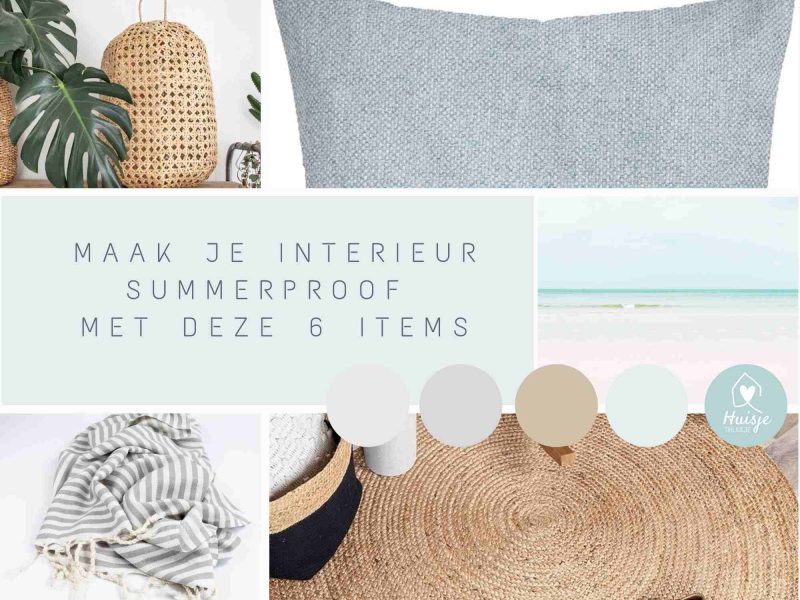 XL tile: blog: Maak je interieur summerproof met deze 6 items